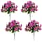 19" UV Resistant Artificial Bougainvillea Bushes, 4ct.